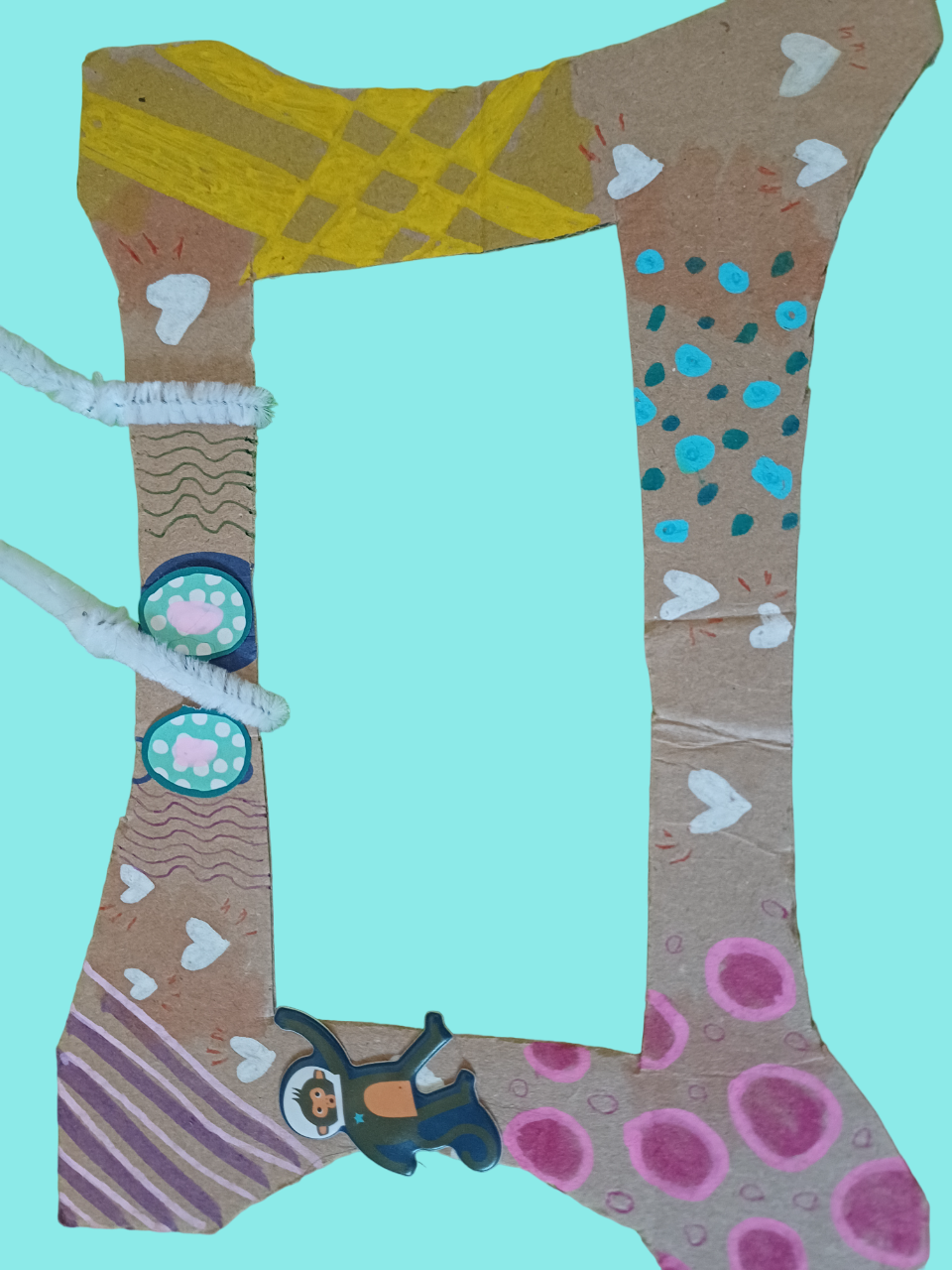 foto lijstje posca achtergrond